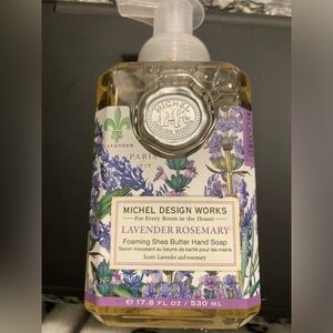 Michel Design Works Lavender Rosemary foaming shea butter hand soap. NWOT 17.8oz